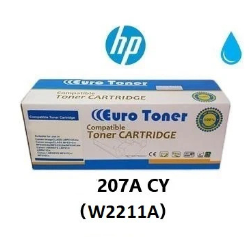 Toner HP Compatible 207A Bleu W2211A avec puce