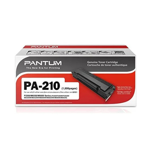 Toner PANTUM PC-210 Originale - 1600 PAGES Noir
