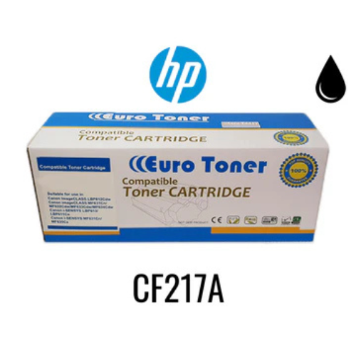 Toner HP CF217A Noir Compatible Eurotoner