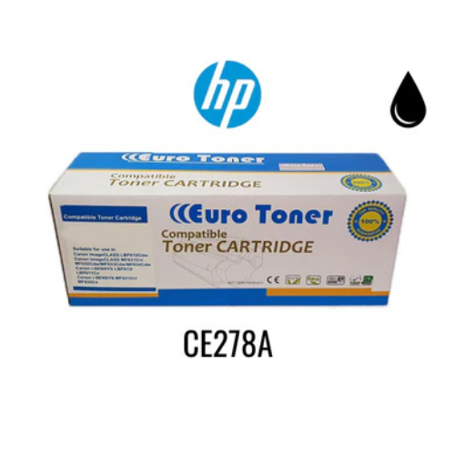 Toner HP CE278A Noir Compatible Eurotoner