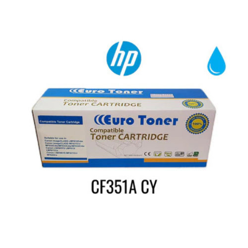 Toner HP CF351A CY Cyan Compatible Eurotoner