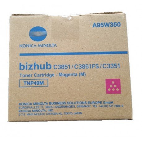 Toner Magenta Konica Minolta Bizhub C3351, C3851 (TNP49M)
